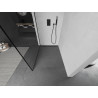 Mexen Kioto sprchová stena Walk-in 100 x 200 cm, čierny rám 8 mm, čierna - 800-100-101-70-70