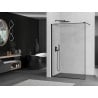 Mexen Kioto sprchová stena Walk-in 100 x 200 cm, čierny rámik 8 mm, čierna - 800-100-101-70-70