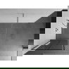 Mexen Kioto sprchová stena 90 x 200 cm, transparentnéné/čierny vzor 8 mm, chrómová - 800-090-101-01-77
