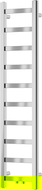 Mexen Bolt radiátor do kúpeľne 1200 x 300 mm, 189 W, chróm - W126-1200-300-00-01