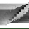 Mexen Kioto sprchová stena 100 x 200 cm, transparentnéné/čierny vzor 8 mm, chrómová - 800-100-101-01-77