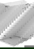 Mexen Lunar-F L skladacia sprchová kabína ľavá 90 x 70 cm, transparentná, zbraňový kov - 836L-090-070-95-00-L