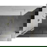 Mexen Kioto sprchová stena 110 x 200 cm, transparentnéné/čierny vzor 8 mm, zlatá - 800-110-101-50-77