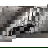 Mexen Lunar-F skladací sprchovací kút pravý 80 x 70 cm, transparentný, brúsená gun gray - 836-080-070-66-00-P