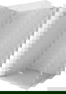 Mexen Lunar-F L skladacia sprchová kabína ľavá 95 x 80 cm, transparentná, kartáčovaný nikel - 836L-095-080-97-00-L