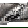 Mexen Lunar-F sprchový kút skladací pravý 75 x 70 cm, transparentný, gun metal - 836-075-070-95-00-P