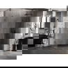 Mexen Lunar-F sprchový kút skladací pravý 75 x 70 cm, transparentný, gun metal - 836-075-070-95-00-P