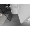 Mexen Kioto sprchová stena Walk-in 140 x 200 cm, čierny vzor 8 mm, chróm - 800-140-101-01-78