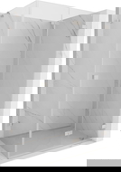 Mexen Lunar-F sklápacia sprchová kabína pravá 100 x 70 cm, transparentná, kartáčovaný nikel - 836-100-070-97-00-P