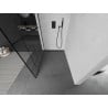 Mexen Kioto sprchová stena Walk-in 70 x 200 cm, čierny vzor 8 mm, čierna - 800-070-101-70-78
