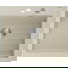 Mexen Elix jednokomorový granitový drez 600 x 500 mm, béžový, chrómový sifón - 6525601005-69