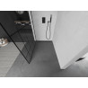 Mexen Kioto sprchová stena Walk-in 130 x 200 cm, čierny vzor 8 mm, čierna - 800-130-101-70-78