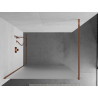 Mexen Kioto sprchová stena Walk-in 130 x 200 cm, námraza 8 mm, ružové zlato - 800-130-101-60-30
