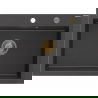 Mexen Elix drez na umývadlo z granitu s 1 komorou 700 x 500 mm, čierny bodkovaný, sifón zlatý - 6526701005-76-G