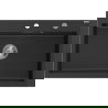 Mexen Elix žulový kuchynský drez 1-komorový 800 x 500 mm, čierny/strieborný metalik, sifón chróm - 6527801005-73