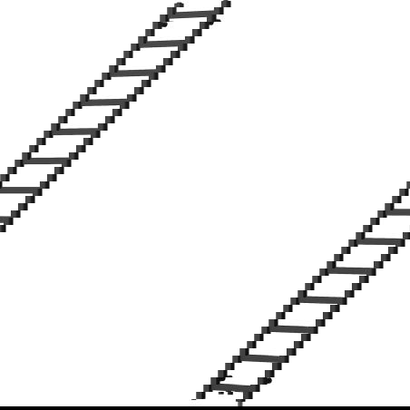 Mexen Bolt kúpeľňový radiátor 1800 x 300 mm, 351 W, čierny - W126-1800-300-00-70