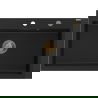 Mexen Elix granitový kuchynský drez 1-komorový 800 x 500 mm, čierny, sifón zlatý - 6527801005-77-G