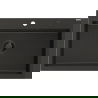 Mexen Elix kuchynský drez z granitu 1-komorový 800 x 500 mm, čierny/zlatý metalik, čierny sifón - 6527801005-75-B