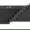 Mexen Elix granitový drez 1-komorový 800 x 500 mm, čierny s bodkami, čierny sifón - 6527801005-76-B