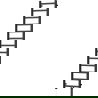 Mexen Bolt kúpeľňový radiátor 1800 x 400 mm, 406 W, čierny - W126-1800-400-00-70