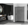 Mexen Kioto sprchová stena Walk-in 130 x 200 cm, dymová 8 mm, chróm - 800-130-101-01-40