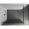 Mexen Kioto sprchová stena Walk-in 130 x 200 cm, grafitová 8 mm, čierna - 800-130-101-70-40