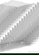 Mexen Lunar-F L sprchová kabína skladacia pravá 75 x 70 cm, transparentná, brúsený nikel - 836L-075-070-97-00-P