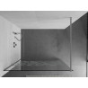 Mexen Kioto sprchový panel Walk-in 140 x 200 cm, biely vzor 8 mm, chróm - 800-140-101-01-85