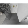 Mexen Kioto sprchová zástena Walk-in 80 x 200 cm, biely vzor 8 mm, zlatá - 800-080-101-50-85