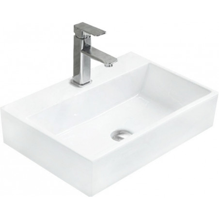 Mexen Paula umiestnené umývadlo 53 x 36 cm, biele - 21935300