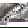 Mexen Lunar T sprchový kút s pravými pántmi 120 x 120 cm, transparentný, brúsený nikel - 834T-120-120-97-00-P
