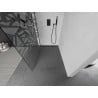 Mexen Kioto sprchová stena Walk-in 110 x 200 cm, biely vzor 8 mm, čierna - 800-110-101-70-85