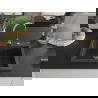 Mexen Elix granitový kuchynský drez s 1-komorou 600 x 500 mm, čierny bodkovaný, sifón chróm - 6525601005-76