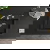 Mexen Elix granitový drez s jednou komorou 600 x 500 mm, čierno/zlatý metalik, sifón chróm - 6525601005-75
