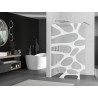 Mexen Kioto sprchová stena Walk-in 70 x 200 cm, biela vlna 8 mm, chrómová - 800-070-101-01-97