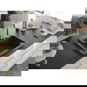 Mexen Elix granitový kuchynský drez 1-komorový 600 x 500 mm, čierny so škvrnami, zlatý sifón - 6525601005-76-G