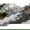 Mexen Elix žulový kuchynský drez s 1 komorou 600 x 500 mm, čierny škvrnitý, čierny sifón - 6525601005-76-B