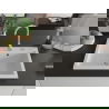 Mexen Elix granitový kuchynský drez 1-komorový 700 x 500 mm, biely, sifón chróm - 6526701005-20