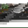 Mexen Elix jednokomorový granitový drez 700 x 500 mm, čierny bodkovaný, sifón chróm - 6526701005-76