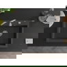 Mexen Elix jednokomorový granitový drez 700 x 500 mm, čierny bodkovaný, sifón chróm - 6526701005-76