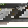 Mexen Elix granitový kuchynský drez 1-komorový 700 x 500 mm, biely, zlatý sifón - 6526701005-20-G