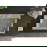 Mexen Elix granitový drez 1-komorový 700 x 500 mm, béžový, sifón zlatý - 6526701005-69-G