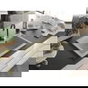 Mexen Elix granitový drez 1-komorový 700 x 500 mm, béžový, čierny sifón - 6526701005-69-B