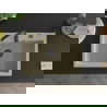 Mexen Elix granitový drez 1-komorový 700 x 500 mm, béžový, čierny sifón - 6526701005-69-B
