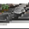 Mexen Elix granitový kuchynský drez s 1 komorou 800 x 500 mm, sivý, sifón chróm - 6527801005-71