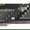 Mexen Elix granitový kuchynský drez s 1 komorou 800 x 500 mm, sivý, sifón chróm - 6527801005-71