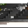 Mexen Elix granitový drez 1-komorový 800 x 500 mm, čierny bodkovaný, sifón chróm - 6527801005-76