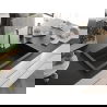 Mexen Elix granitový drez 1-komorový 800 x 500 mm, čierny, sifón chróm - 6527801005-77