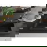 Mexen Elix granitový kuchynský drez 1-komorový 800 x 500 mm, čierny/zlatý metalik, sifón chróm - 6527801005-75