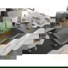 Mexen Elix granitový drez, 1-komorový, 800 x 500 mm, sivý, sifón zlatý - 6527801005-71-G